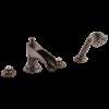 Brizo Rook(R): Roman Tub Trim with Hand Shower - Less Handles, T67461-RBLHP