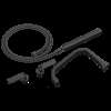 Brizo Allaria(R): Two-Handle Tub Filler Trim Kit with Twist Lever Handles, T70367-BL