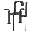 Brizo Allaria(R): Two-Handle Tub Filler Trim Kit with Twist Lever Handles, T70367-BL