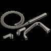 Brizo Allaria(R): Two-Handle Tub Filler Trim Kit with Twist Lever Handles, T70367-BNX