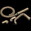 Brizo Allaria(R): Two-Handle Tub Filler Trim Kit with Twist Lever Handles, T70367-GL
