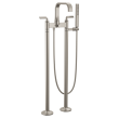 Brizo Allaria(R): Two-Handle Tub Filler Trim Kit with Twist Lever Handles, T70367-NK
