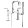 Brizo Allaria(R): Two-Handle Tub Filler Trim Kit with Twist Lever Handles, T70367-PC