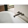 Brizo Allaria(R): Two-Handle Wall Mount Tub Filler - Less Handles, T70467-BNXLHP