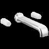 Brizo Allaria(R): Two-Handle Wall Mount Tub Filler - Less Handles, T70467-PCLHP
