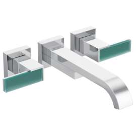 Brizo Siderna(R): Two-Handle Wall Mount Tub Filler - Less Handles, T70480-PCLHP