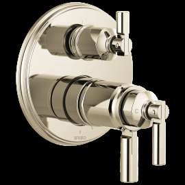 Brizo Invari(R): Tempassure(R) Thermostatic Valve With Integrated 3-Function Diverter Trim, T75576-PN