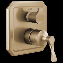 Brizo Virage(R): Pressure Balance Valve with Integrated 6-Function Diverter Trim, T75P630-GL