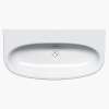 Muse 1100MUS00 100 Series 39.37-in W x 19.69-in L Sink White