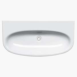 Muse 1100MUS00 100 Series 39.37-in W x 19.69-in L Sink White