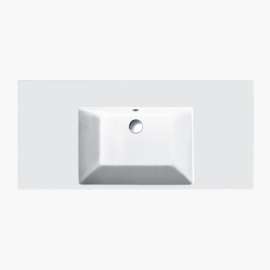 80 Series 31.5-in W x 18.9-in L Sink White