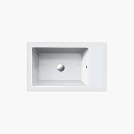 65 Series 25.6-in W x 15.75-in L Sink White