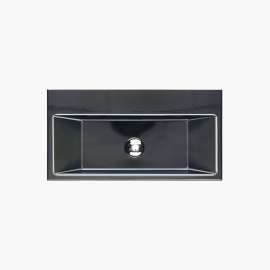 70 Series 27.6-in W x 14.57-in L Sink Black