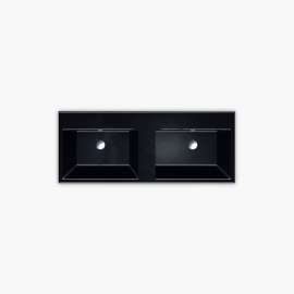 125 Series 49.22-in W x 19.69-in L Sink Black