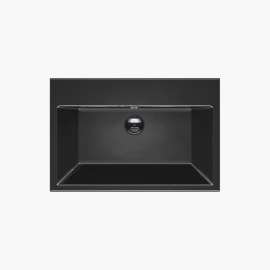 75 Series 29.53-in W x 19.69-in L Sink Black