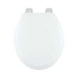700CH-001 Wood Round Toilet Seat in White