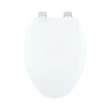 900CH-001 Wood Elongated Toilet Seat in White