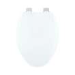 900BN-001 Wood Elongated Toilet Seat in White