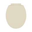 1400SC-106-A Plastic Round Slow-Close Toilet Seat in Bone