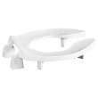 3L1500STSCC-001 Plastic Elongated Toilet Seat in White