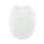 Plastic Round Toilet Seat in Crane White