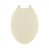 Plastic Elongated Toilet Seat in Bone