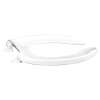 500CC-001 Plastic Elongated Toilet Seat in White