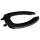 630-407 Plastic Elongated Toilet Seat in Black