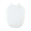 EMB201-001 Plastic Round Toilet Seat in White