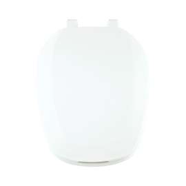 EMB601-001 Plastic Elongated Toilet Seat in White