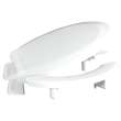 3L460STS-001 Plastic Round Toilet Seat in White