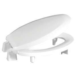 3L800STS-001 Plastic Elongated Toilet Seat in White