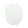 200-001 Plastic Round Toilet Seat in White