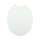 200-001 Plastic Round Toilet Seat in White
