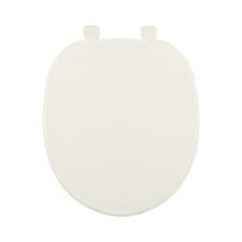 Plastic Round Toilet Seat in Biscuit/Linen