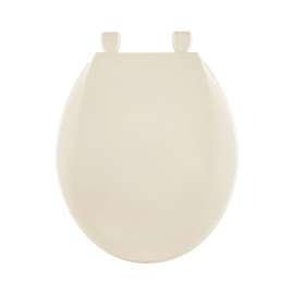 1200-106-A Plastic Round Toilet Seat in Bone