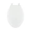 1600-001 Plastic Elongated Toilet Seat in White