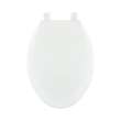1600-001 Plastic Elongated Toilet Seat in White