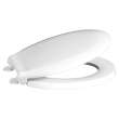 440STS-001 Plastic Round Toilet Seat in White