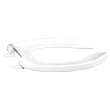 AM500STSCCSS-001 Plastic Elongated Toilet Seat in White