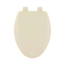 900-106-A Wood Elongated Toilet Seat in Bone