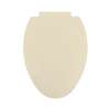 Plastic Elongated Slow-Close Toilet Seat in Bone