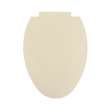 Plastic Elongated Slow-Close Toilet Seat in Bone