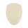Plastic Elongated Slow-Close Toilet Seat in Bone