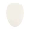 Plastic Elongated Slow-Close Toilet Seat in Biscuit/Linen