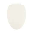 Plastic Elongated Slow-Close Toilet Seat in Biscuit/Linen