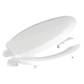 HL820STS-001 Plastic Elongated Toilet Seat in White