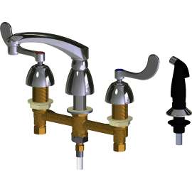 Deck-Mounted Manual Sink Faucet with 8