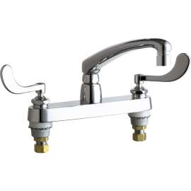 Deck-Mounted Manual Sink Faucet with 8