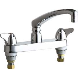 Deck-Mounted Manual Sink Faucet with 8